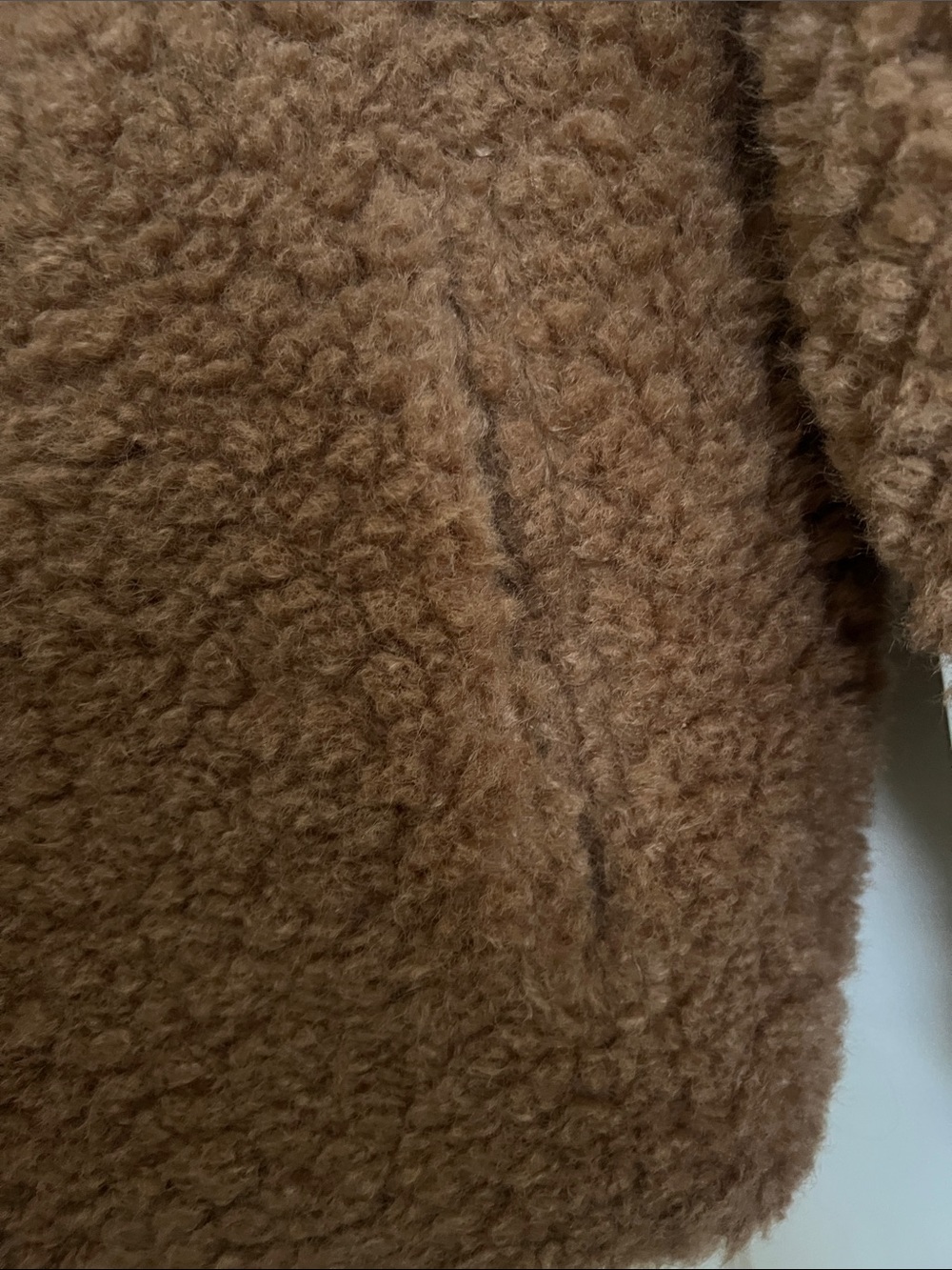 Classic Teddy Faux-Shearling Jacket in Chestnut Brown - Picture 8 of 8